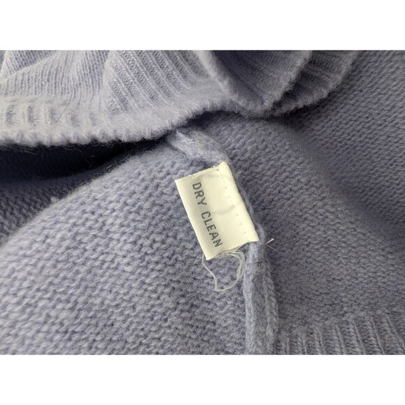 TOGETHER! Vintage 80s Blue Lambswool Oversized Pocket Sweater Size Large - Picture 8 of 8